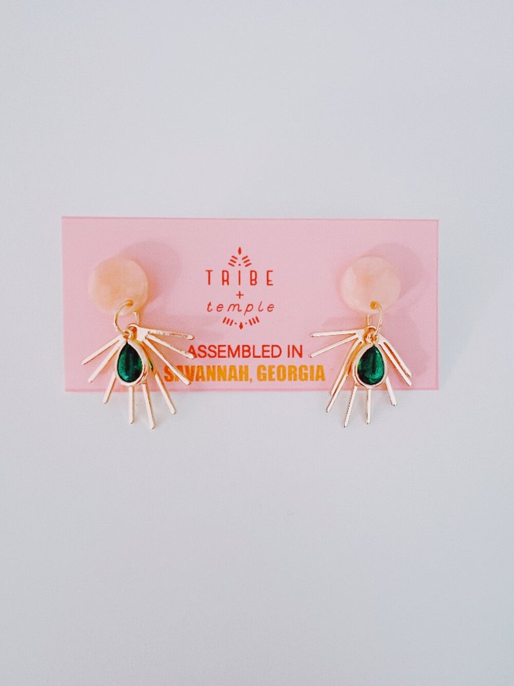 Tribe + Temple Art Deco Sunburst Earrings